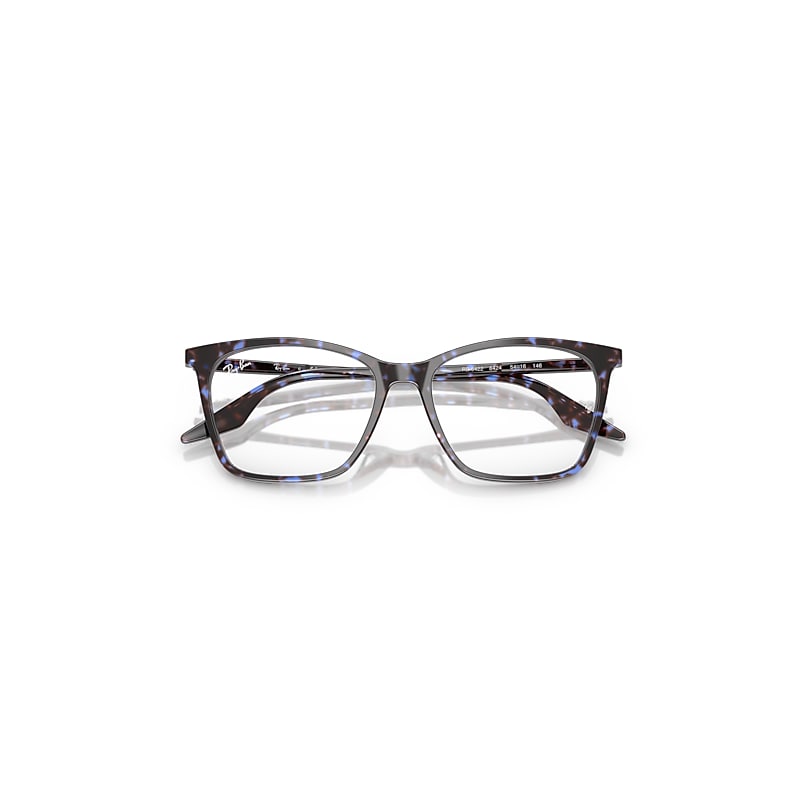 Ray Ban Rb5422 Optics Eyeglasses Havana Blue Turtle Frame Clear Lenses Polarized 54-16 In Havana Blue Turtle