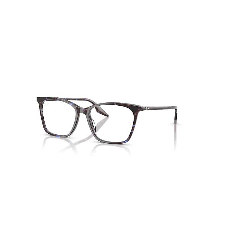 Ray Ban Rb5422 Optics Havana Blue Turtle Fassung Klar Glas Polarisiert 52-16 In Havana Blue Turtle