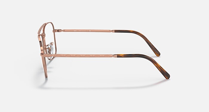NEW CARAVAN OPTICS Eyeglasses with Rose Gold Frame - RB3636V | Ray