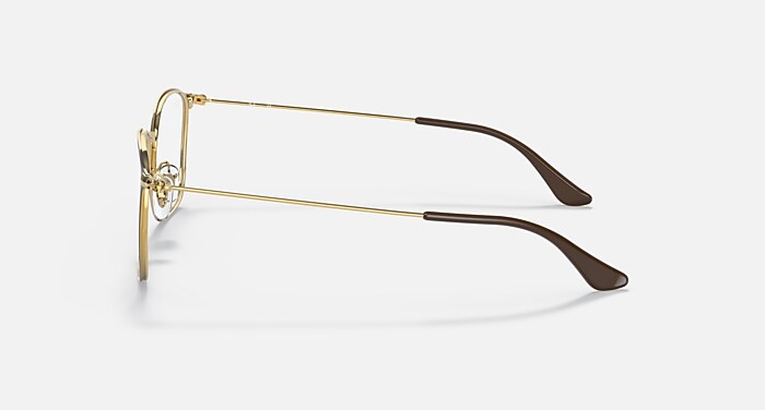 Ray-Ban サングラス ゴールドフレーム ブラウンレンズ レイバン公式ストア】 Ray-Ban® RB6466 OPTICS メガネ