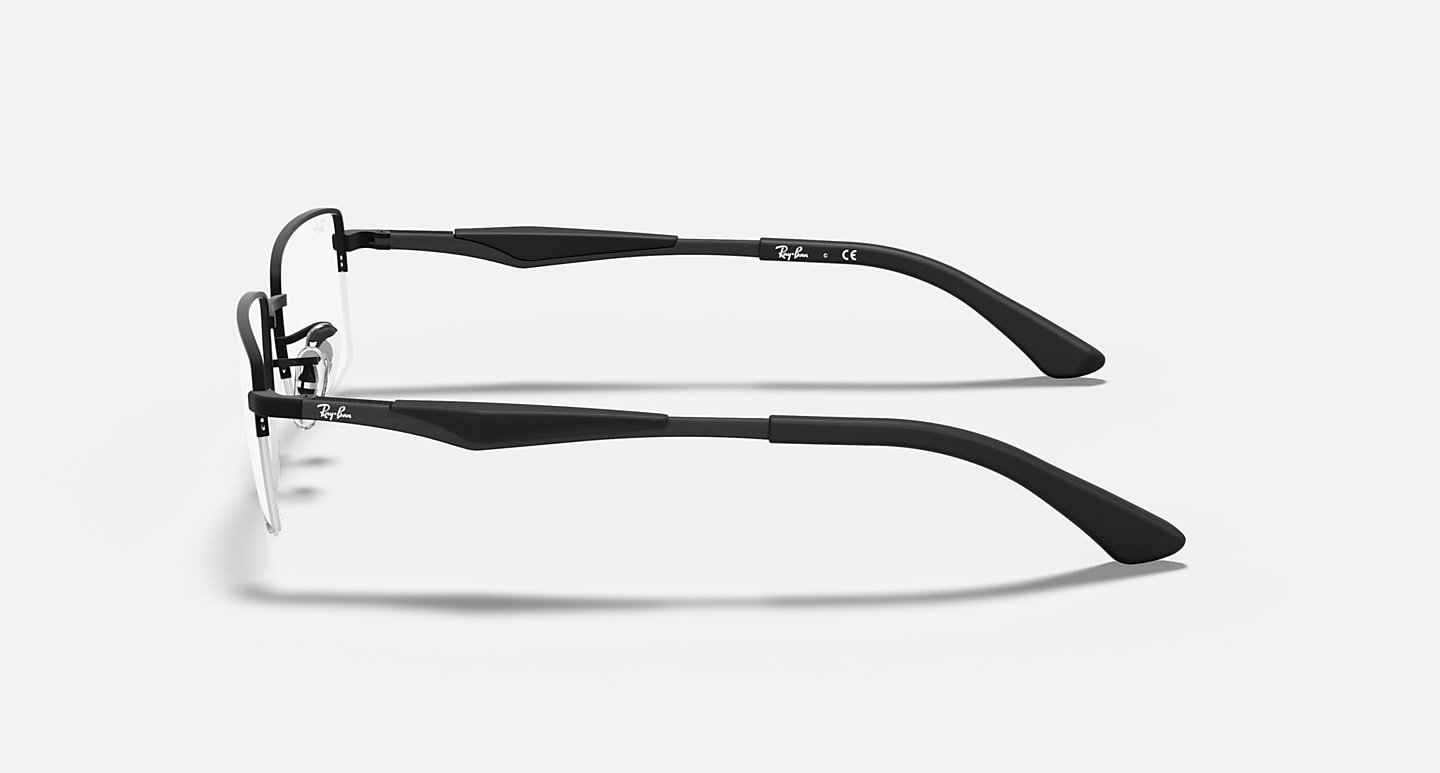 Ray-Ban Eyeglasses Rb6285 Optics Black Frame Clear Lenses