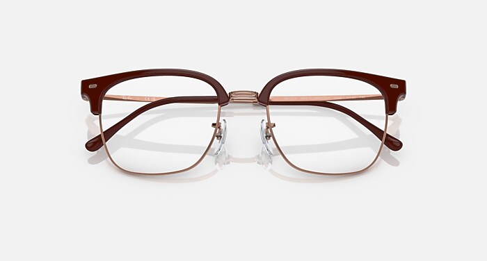 NEW CLUBMASTER OPTICS Eyeglasses with Bordeaux On Rose Gold