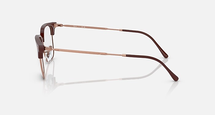 NEW CLUBMASTER OPTICS Eyeglasses with Bordeaux On Rose Gold