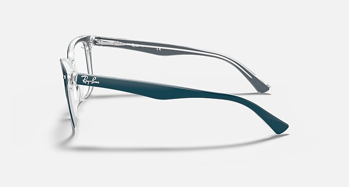 Ray-Ban Eyeglasses Woman Rb5285 Optics Prescription - Tortoise Frame Clear Lenses 53-19 Polarized