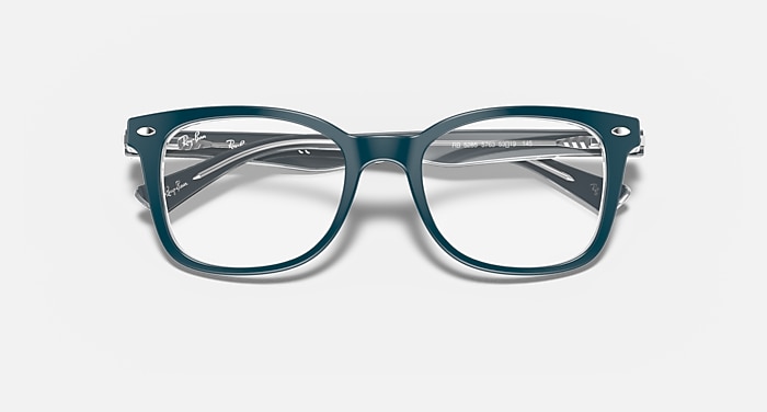 Ray-Ban Eyeglasses Woman Rb5285 Optics Prescription - Tortoise Frame Clear Lenses 53-19 Polarized