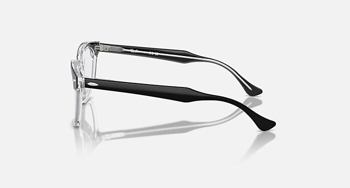 Ray-Ban Eyeglasses Children Rb9098v Optics Kids Prescription - Havana On Transparent Frame Clear Lenses 45-18 Polarized