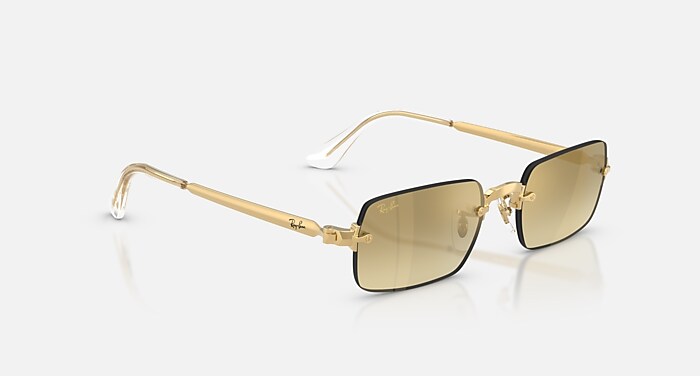 Ray-Ban レイバン サングラス　キャラバン アリスタ ゴールド レイバン公式ストア】 Ray-Ban® HEXAGONAL FLAT LENSES サングラス