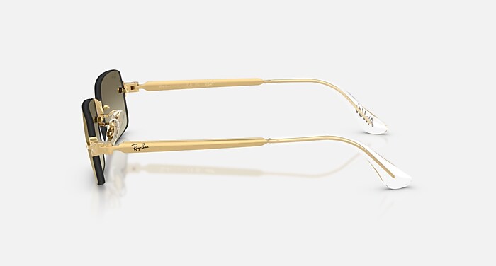 ray ban スクエア y2k イエロー デザイン サングラス ケース付き Ray-Ban（レイバン） サングラス ライトイエロー ライトカラー