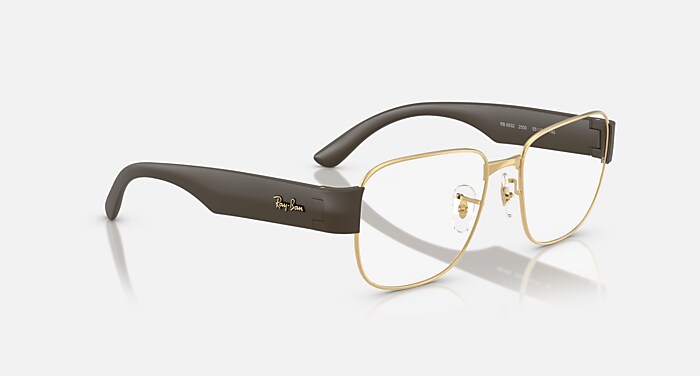 Ray-Ban ブラウンレンズ ゴールドフレーム サングラス レイバン公式ストア】 Ray-Ban® RB6532 OPTICS メガネ