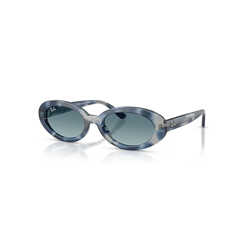 Ray-Ban Sunglasses Women's  - Opal Blue Havana Frame Blue Lenses 54-19, RB2223