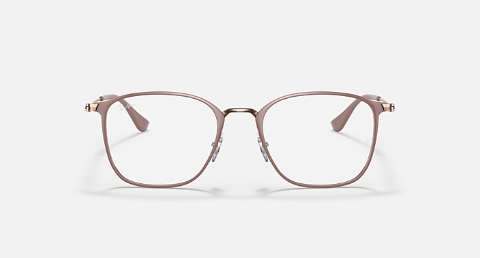 RB6466 OPTICS Eyeglasses with Beige On Copper Frame - RB6466