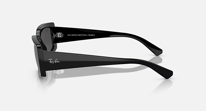 Ray-Ban Sunglasses Woman Kiliane Bio-based - Black Frame Grey Lenses 54-21