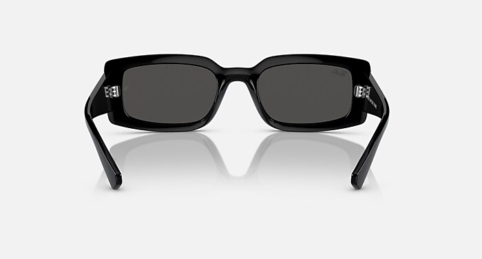 Ray-Ban Sunglasses Woman Kiliane Bio-based - Black Frame Grey Lenses 54-21