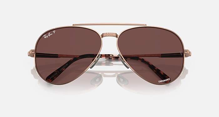 Authentic Ray-Ban Aviator Collector Bundle (2) Gold Frames Brown & Rose W/ Case Ray-Ban | Accessories | Ray Ban Aviator Copper Pink Flash  main image 4