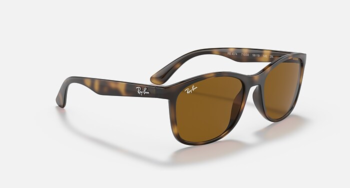 RB4374 Sunglasses in Havana and Brown - RB4374 | Ray-Ban® US display picture 3