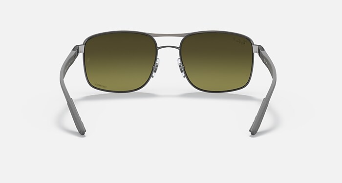 RB3660CH CHROMANCE Sunglasses in Gunmetal and Green - RB3660CH
