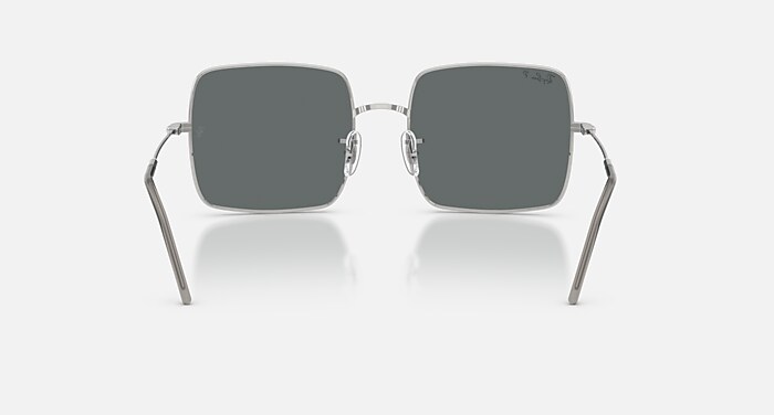 SQUARE 1971 REVERSE Sunglasses in Silver and Dark Grey  display picture 2