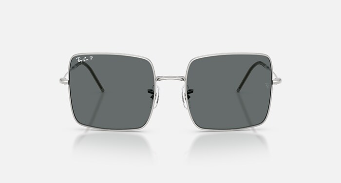 美品 レイバン サングラス RB1971 スクエア シルバーフレーム レイバン公式ストア】 Ray-Ban® SQUARE 1971 REVERSE サングラス