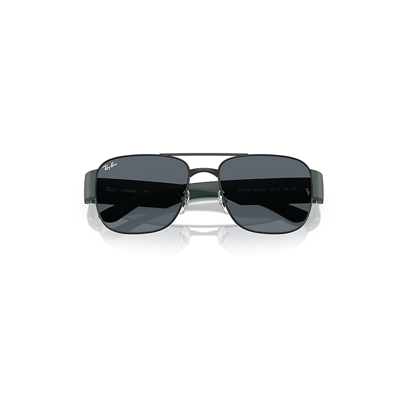 Ray Ban Rb3756 Sunglasses Sand Black Frame Green Lenses 59-18 In Sand Black