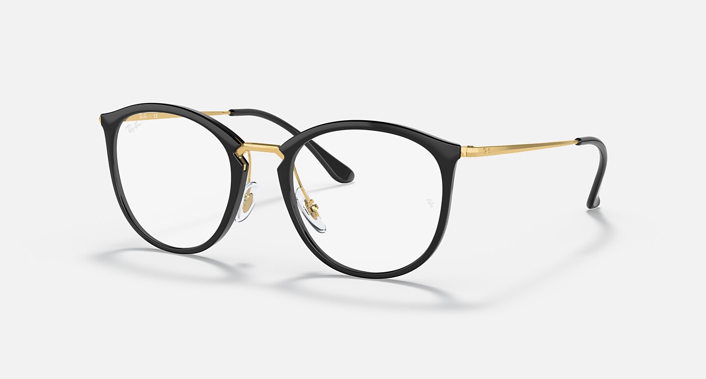 Ray-Ban Eyeglasses Woman Rb7140 Optics Prescription - Bronze-copper Frame Clear Lenses 49-20