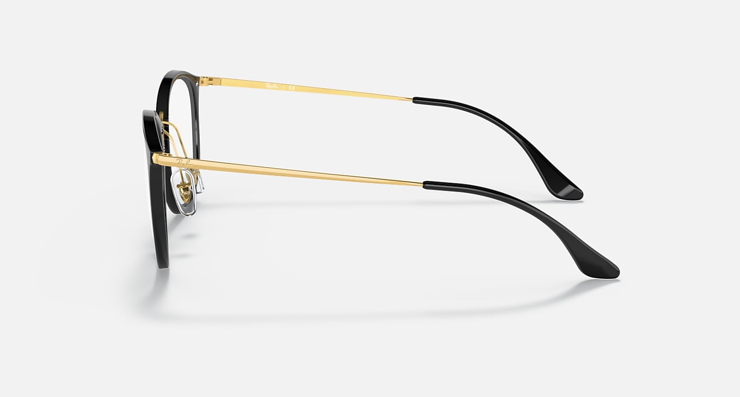 Ray-Ban Eyeglasses Woman Rb7140 Optics Prescription - Bronze-copper Frame Clear Lenses 49-20