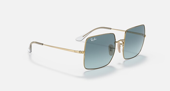 小物 Ray-Ban RB1971 SQUARE 1971 CLASSIC SQUARE 1971 CLASSIC Sunglasses in Arista Gold and Light