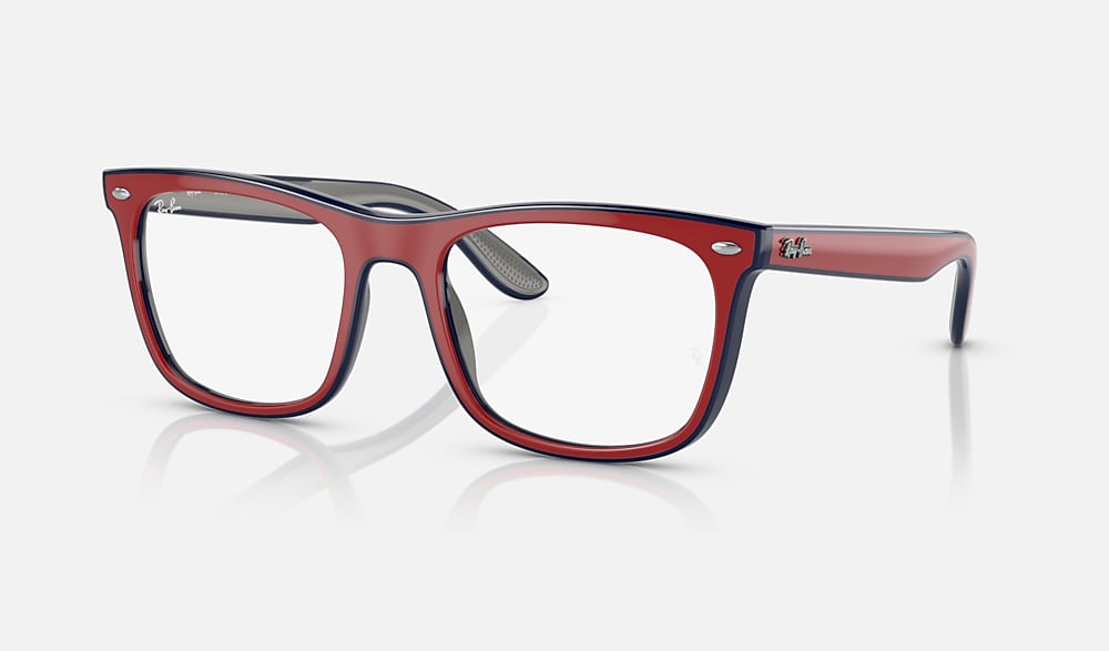 RB7209 OPTICS Eyeglasses with Red Blue Grey Frame - RB7209F