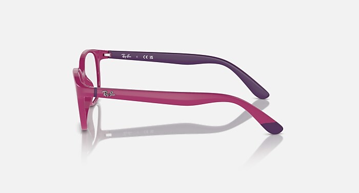 RB1632 OPTICS KIDS BIO-BASED Eyeglasses with Fuchsia On Violet