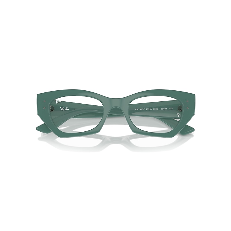 Ray-Ban Zena Optics Bio-based Eyeglasses Algae Green Frame Clear Lenses Polarized 49-22