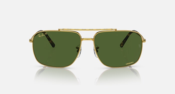 RB3796 Sunglasses in Gold and Dark Green - RB3796 | Ray-Ban®