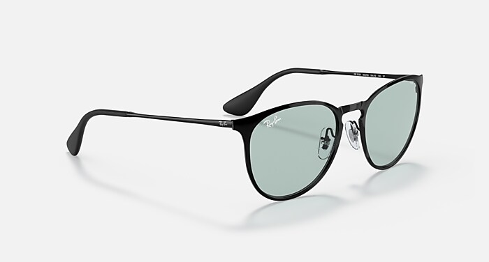 ERIKA METAL EVOLVE Sunglasses in Black and Photochromic Green  