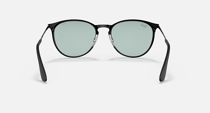 Ray-Ban Sunglasses Woman Erika Metal Evolve - Black Frame Green Lenses 54-19