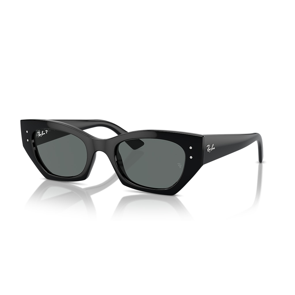 Ray-Ban ORB4430F - Zena 6677/81ブラック Sunglasses Ray-Ban Zena Bio-based RB4430 6677/81 52-22 Black