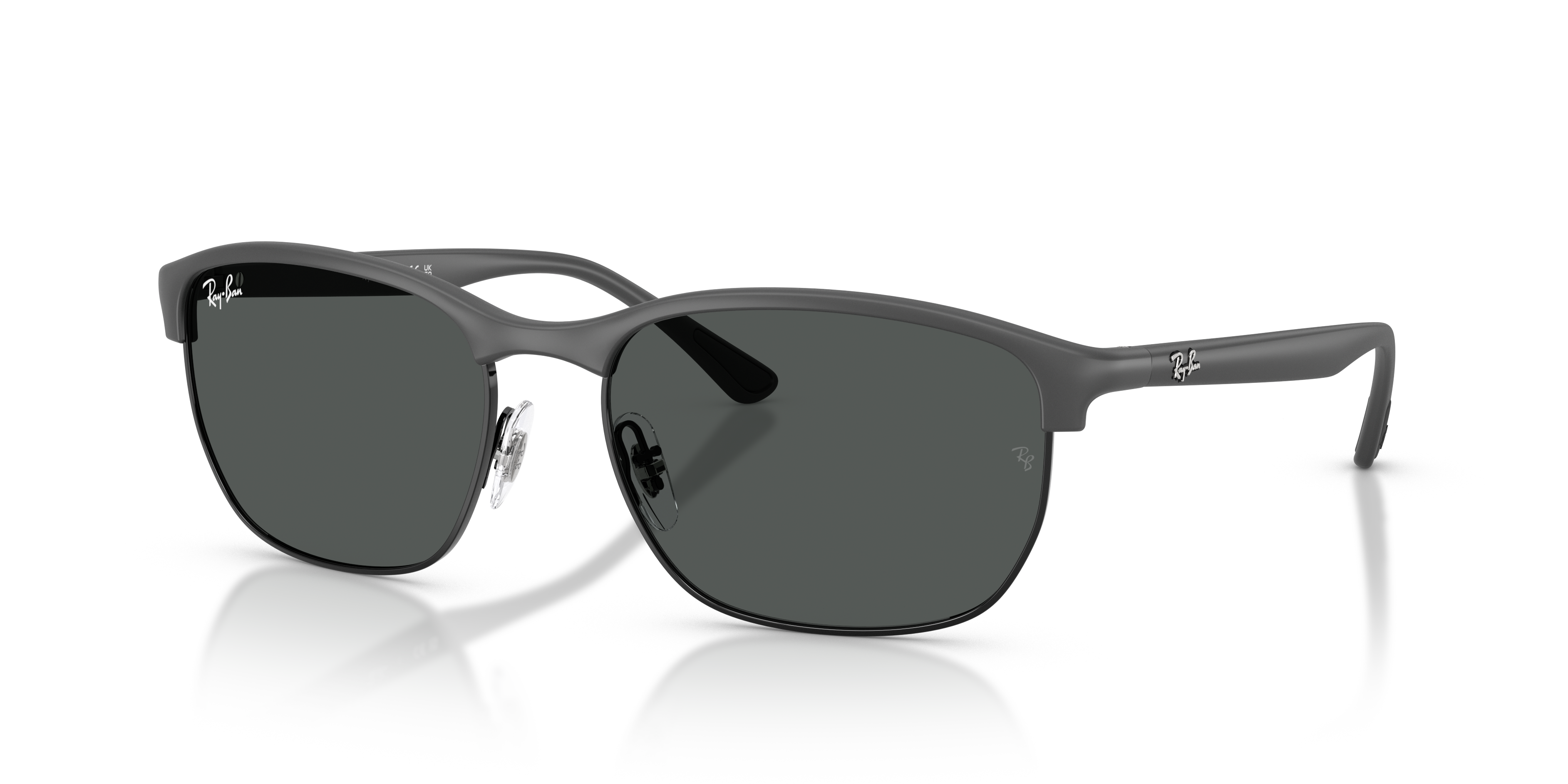 RB4469 LITEFORCE Matte Sand Grey Frame Dark Grey Lenses 59-18