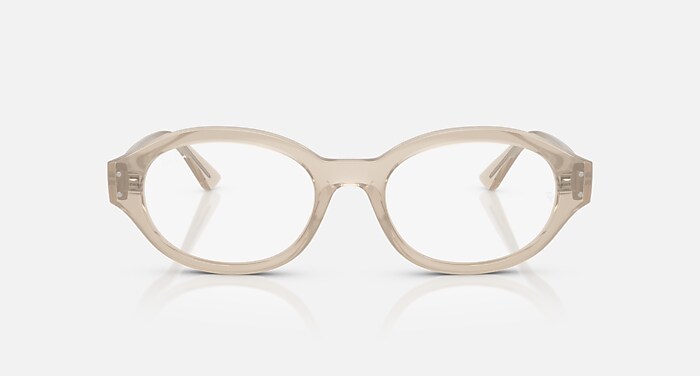 Ray-Ban Eyeglasses Unisex Shilo Optics Bio-based Prescription - Pink Frame Clear Lenses 52-20 Polarized