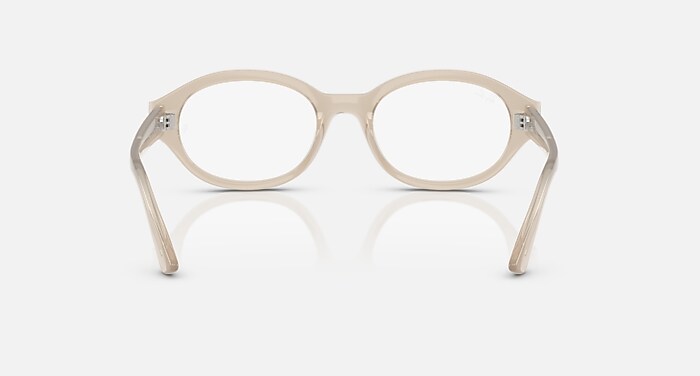 Ray-Ban Eyeglasses Unisex Shilo Optics Bio-based Prescription - Pink Frame Clear Lenses 52-20 Polarized