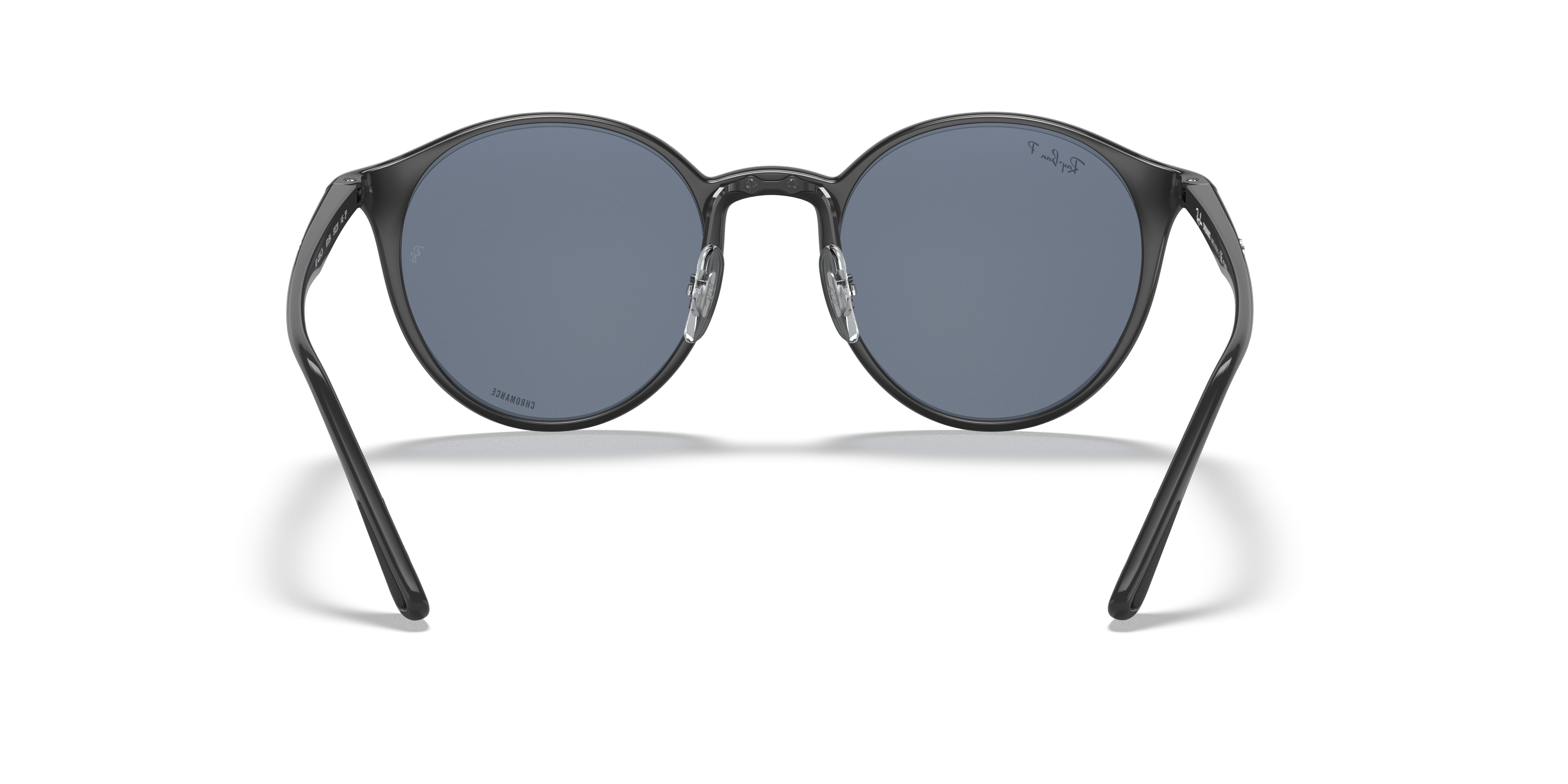 RayBan RB4336CH 偏光ブルーレンズ サイズ50 RB4336CH CHROMANCE Sunglasses in Black and Blue - RB4336CH