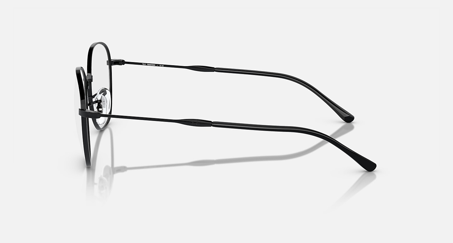 Ray-Ban Sunglasses Unisex Rb3809 Transitions - Black Frame Clear Lenses 55-20