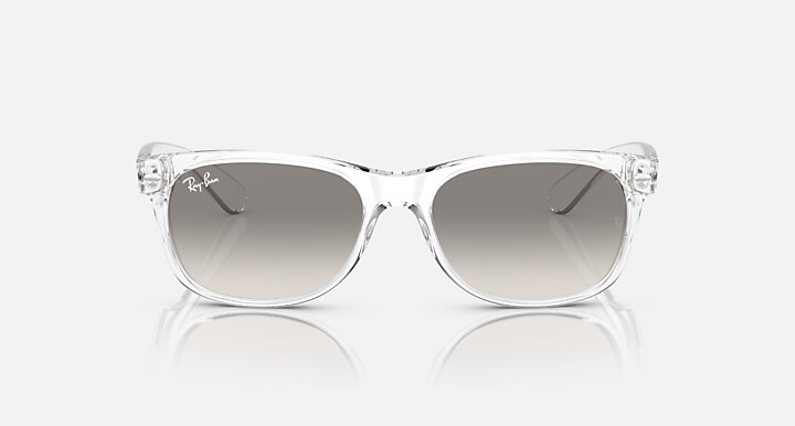 Ray-Ban Sunglasses New Wayfarer Classic Transparent Frame Grey Lenses