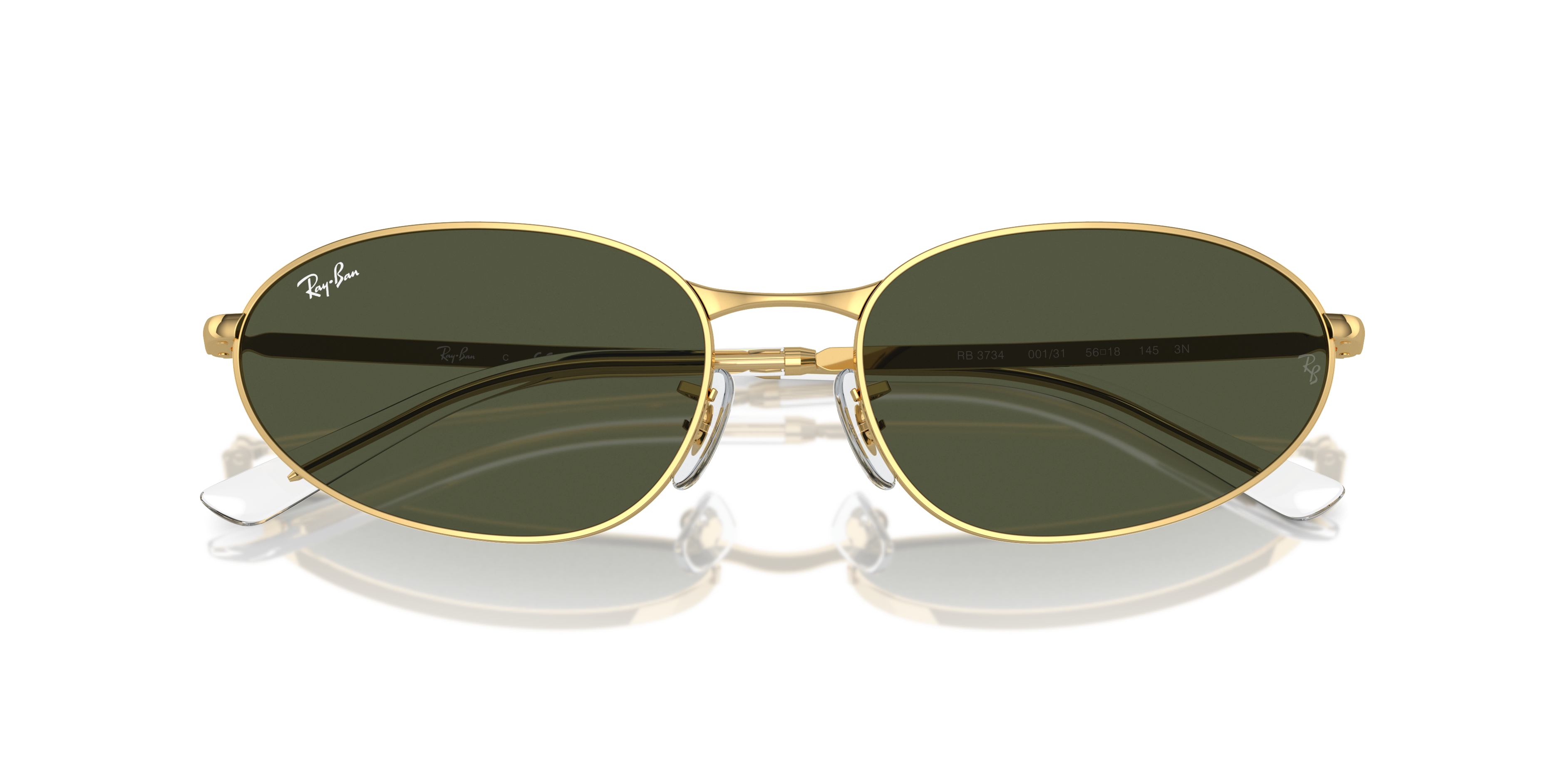 【関税込み】Ray-Ban ゴールド RB3734 サングラス レイバン公式ストア】 Ray-Ban® RB3734 サングラス | アリスタ