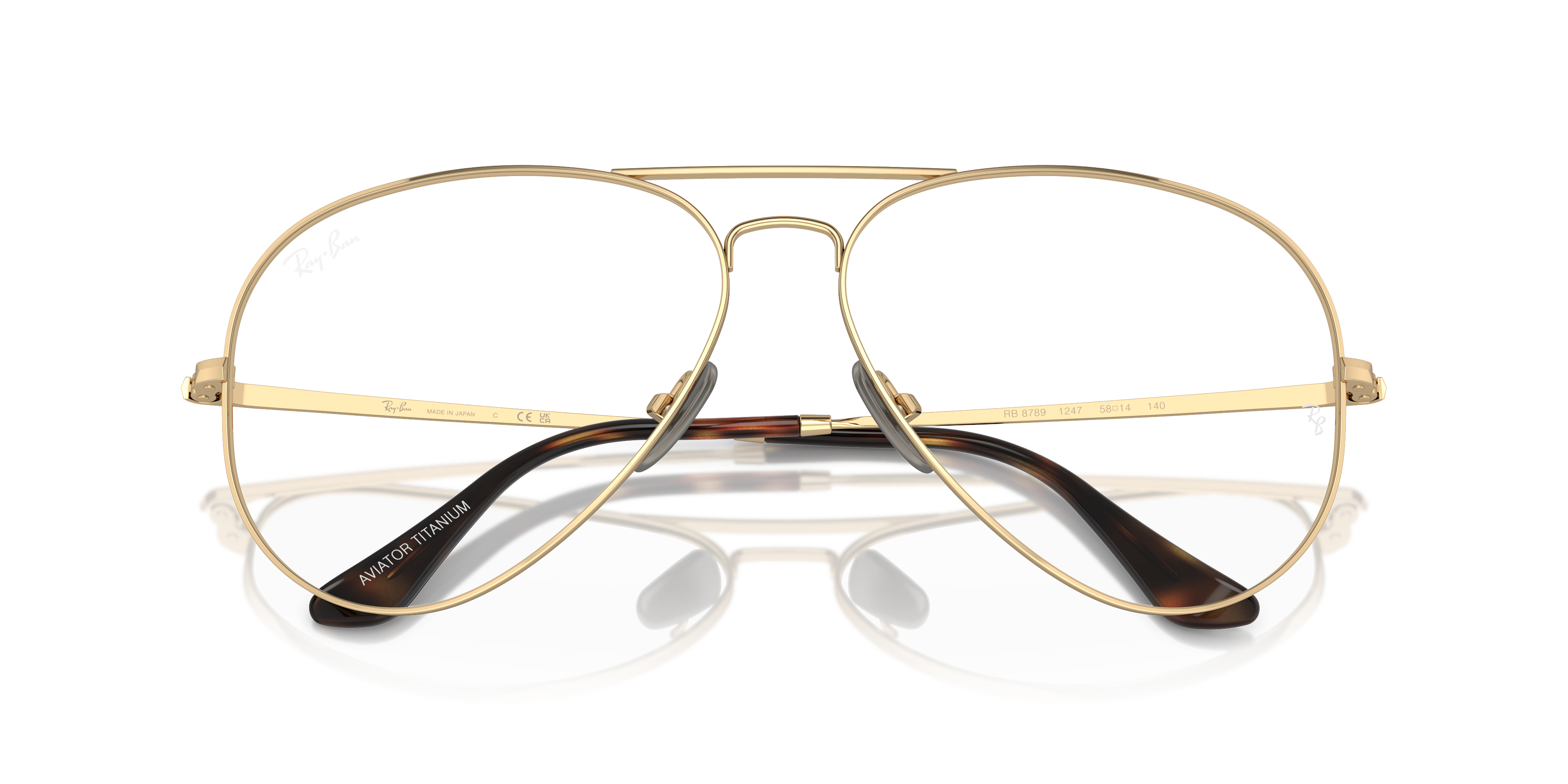 ray ban titanium glasses