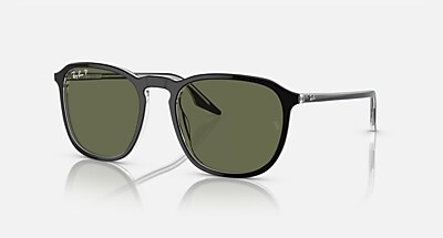 レイバン公式ストア】 Ray-Ban® RB2203 サングラス | 透明上にブラック 