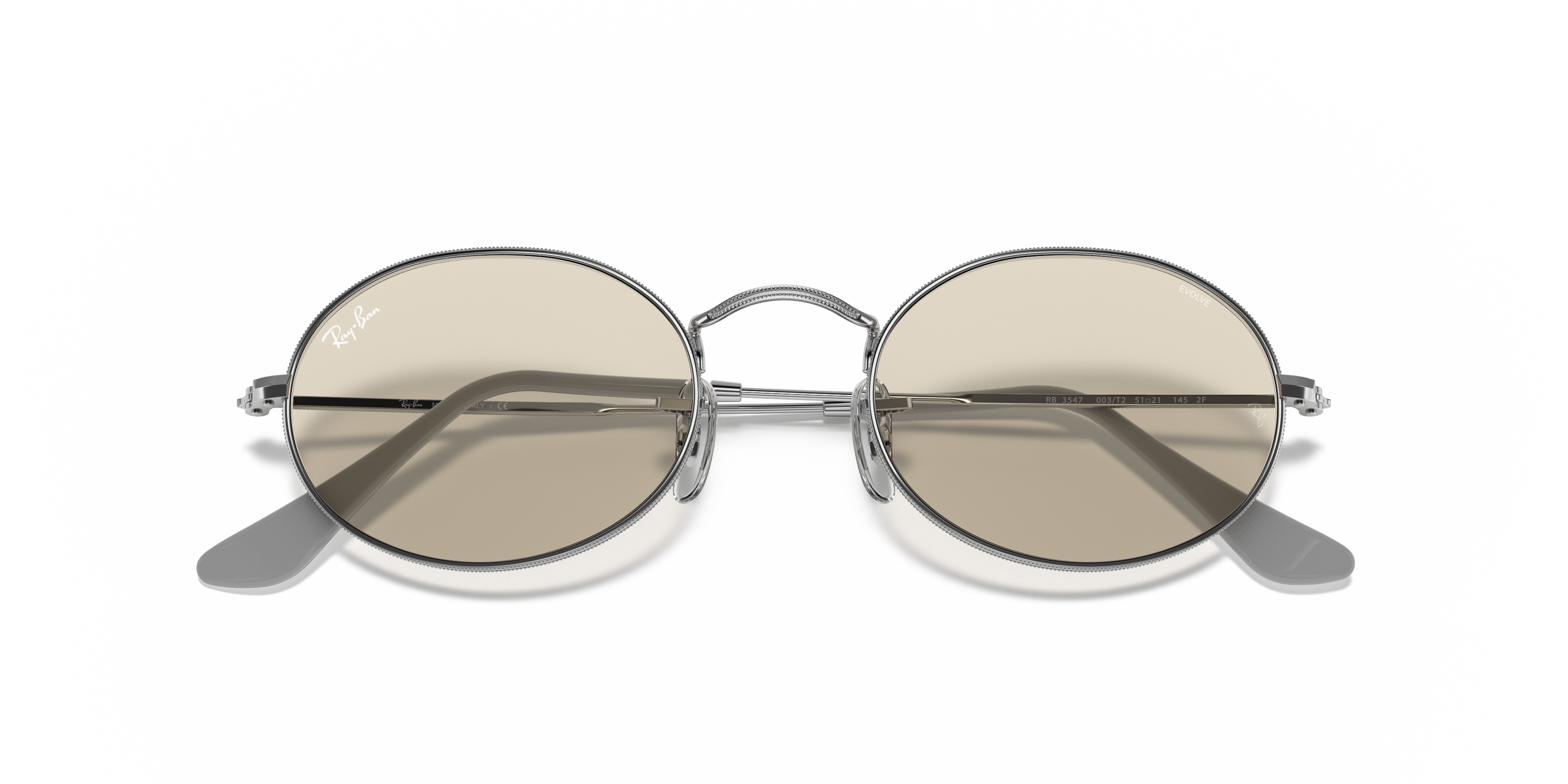 OVAL SOLID EVOLVE Sunglasses in Silver and Evolve Photo OVAL SOLID EVOLVE Sunglasses in Silver and Evolve Photo