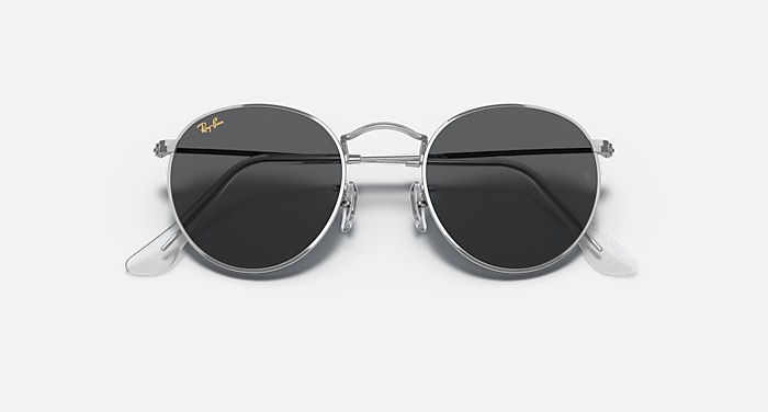 Rayban Silver Circle Sunglasses Ray-Ban RB3447 Round Flash Lenses