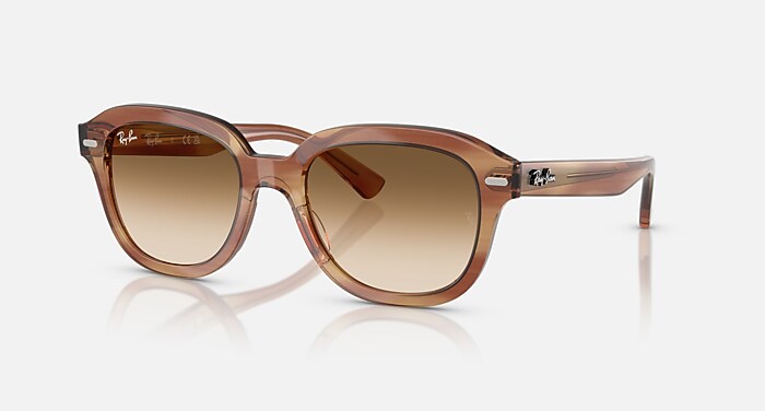 Sunglasses Ray Ban Marrone Sfumato Occhiali Da Sole ERIK In
