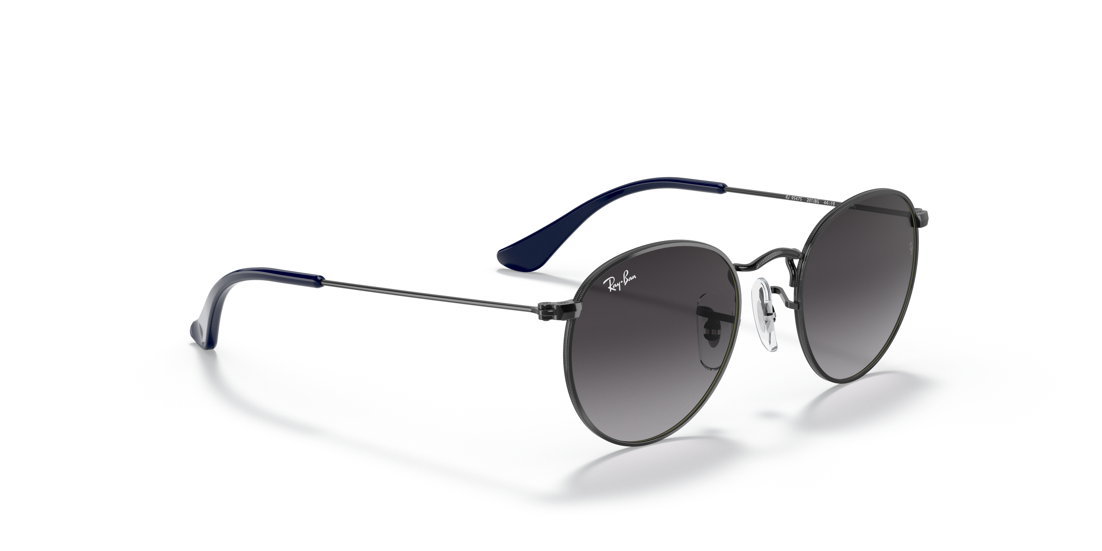 Ray-Ban Junior サングラス RJ9547S 20013 44サイズ ROUND KIDS Sunglasses in Black and Light Grey Gradient Dark