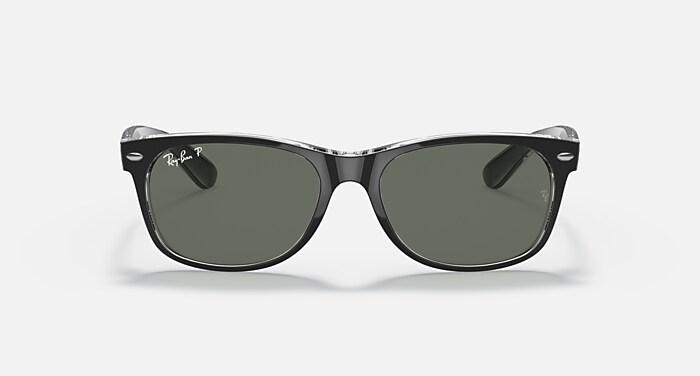 NEW WAYFARER CLASSIC Sunglasses in Black On Transparent and 
