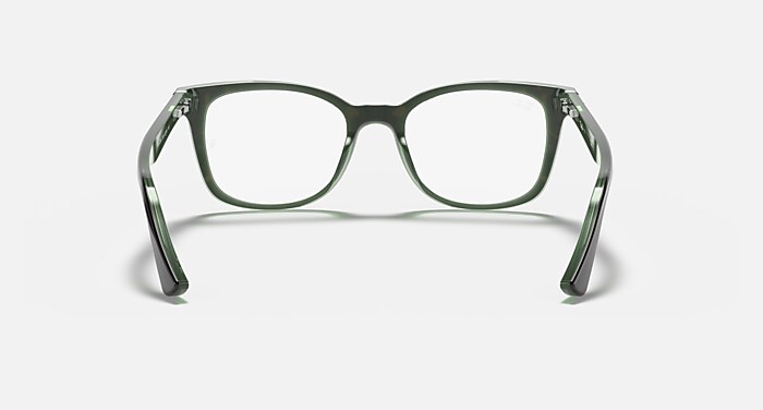 Ray-Ban Eyeglasses Rb5285 Optics Black Frame Clear Lenses