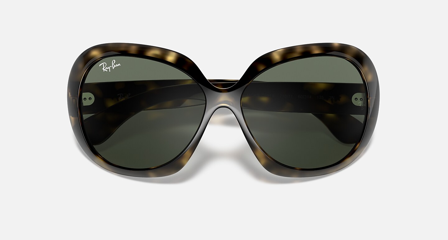 Ray-Ban Sunglasses Jackie Ohh II Light Havana Frame Green Lenses