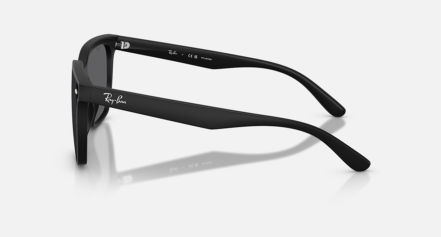 Ray-Ban Sunglasses Unisex Rb4466d - Matte Black Frame Grey Lenses 01-47 Polarized